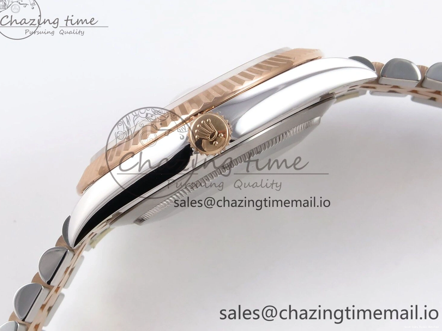 Good Copy Rolex Watches SH3235（Gain ARF Edition 126331 SS Brown DateJust Bracelet 1111 on RG Jubilee 1:1 41 Diamonds 904L Best Thermal Steel Weight） Dial 1230